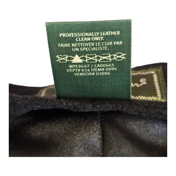 Vintage Eddie Bauer Suede Leather Ascot / Cabbie / Newsboy Cap Hat Brown L / XL - Picture 9 of 9